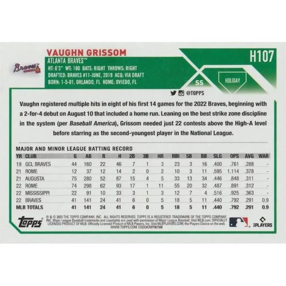 Topps 2023 holiday